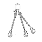 Estil kettingwerk Grade 80 3 sprong